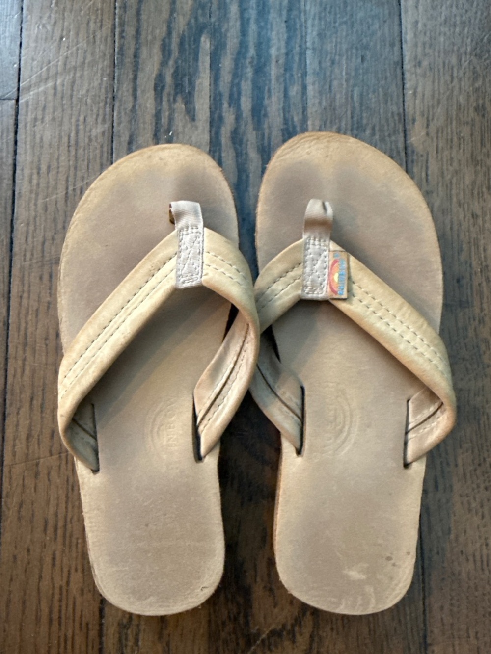 Rainbow Leather Sandals